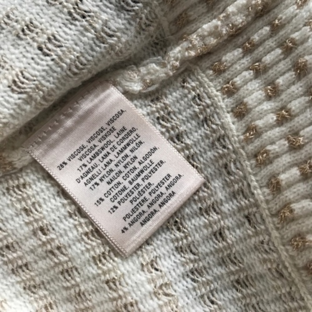 Anthropologie Gilt Grid Sweater Dress Sparrow Knit - Picture 7 of 8